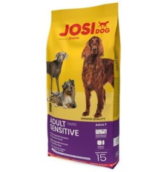 15kg Josera JosiDog Adult Sensitive száraz kutyatáp 13+2 kg ingyen akcióban - Kisállat kiegészítők webáruház - állateledelek