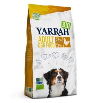 2x10kg Yarrah Bio Adult bio csirke száraz kutyatáp - Kisállat kiegészítők webáruház - állateledelek