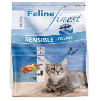 2x2kg Porta 21 Feline Finest Sensible Ocean száraz macskatáp - Kisállat kiegészítők webáruház - állateledelek