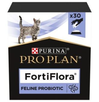 30x1g PURINA PRO PLAN Fortiflora Feline Probiotic táplálékkiegészítő macskáknak - Kisállat kiegészítők webáruház - állateledelek