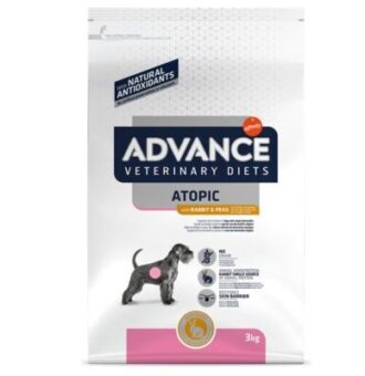 2x3kg Advance Veterinary Diets Atopic nyúl & borsó száraz kutyatáp akciósan - Kisállat kiegészítők webáruház - állateledelek