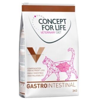 3kg Concept for Life Veterinary Diet Gastro Intestinal száraz macskatáp - Kisállat kiegészítők webáruház - állateledelek