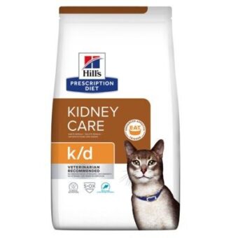 2x3kg Hill's Prescription Diet k/d Kidney Care tonhal száraz macskatáp gazdaságos csomag - Kisállat kiegészítők webáruház - állateledelek