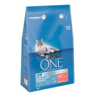 2x3kg Lazac sterilizált macskaeledel PURINA ONE - Macskaeledel - Kisállat kiegészítők webáruház - állateledelek