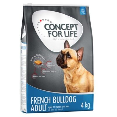4kg Concept for Life francia bulldog Adult száraz kutyatáp - Kisállat kiegészítők webáruház - állateledelek