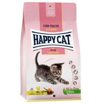 2x4kg Happy Cat Young Kitten szárnyas száraz macskatáp - Kisállat kiegészítők webáruház - állateledelek