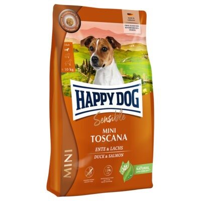 2x4kg Happy Dog Sensible Mini Toscana száraz kutyatáp - Kisállat kiegészítők webáruház - állateledelek