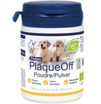 2x60g ProDen PlaqueOff Dental Care kutyáknak (por) - Kisállat kiegészítők webáruház - állateledelek
