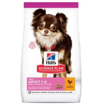Hill's Canine gazdaságos csomag - Adult 1-6 Light Small & Mini csirke (2 x 6 kg) - Kisállat kiegészítők webáruház - állateledelek