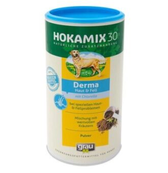 750g GRAU HOKAMIX 30 Derma por táplálékkiegészítő kutyáknak - Kisállat kiegészítők webáruház - állateledelek