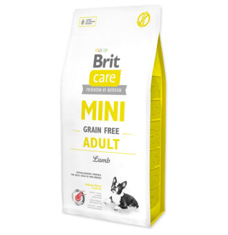 2x7kg Brit Care Mini Grain Free Adult Lamb száraz kutyatáp - Kisállat kiegészítők webáruház - állateledelek