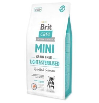 2x7kg Brit Care Mini Grain-Free Light & Sterilised száraz kutyatáp - Kisállat kiegészítők webáruház - állateledelek
