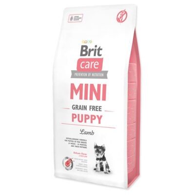 7kg Brit Care Mini Grain-Free Puppy Lamb száraz kölyökkutyatáp - Kisállat kiegészítők webáruház - állateledelek