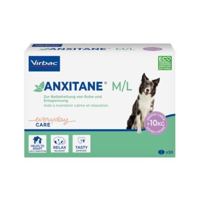 2 x 30 Virbac ANXITANE 2 x M/L tabletta - kutyáknak - Kisállat kiegészítők webáruház - állateledelek