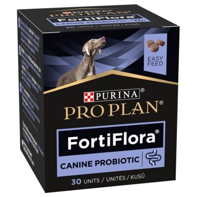 60g (2 x 30 db) PURINA PRO PLAN Fortiflora Canine Probiotic rágókocka kutyáknak - Kisállat kiegészítők webáruház - állateledelek