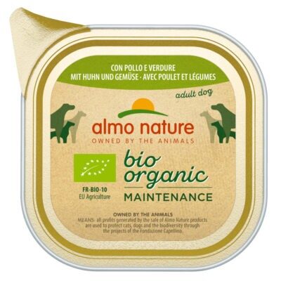 30x100g Almo Nature bio pástétom gazdaságos csomag- Bio csirke & bio zöldség - Kisállat kiegészítők webáruház - állateledelek