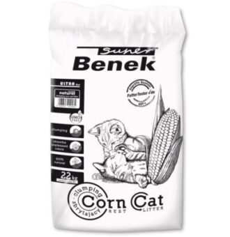 35 l (kb. 22 kg) Super Benek Corn Cat Ultra Natural macskaalom - Kisállat kiegészítők webáruház - állateledelek