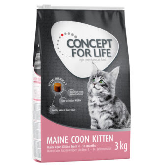 3kg Concept for Life Maine Coon Kitten - javított receptúrájú száraz macskatáp - Kisállat kiegészítők webáruház - állateledelek