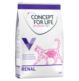 2x3kg Concept for Life Veterinary Diet Renal száraz macskatáp - Kisállat kiegészítők webáruház - állateledelek