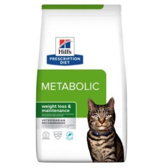 3kg Hill's Prescription Diet Metabolic Weight Management tonhal száraz macskatáp - Kisállat kiegészítők webáruház - állateledelek