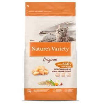 3kg Nature's Variety Original csirke száraz macskatáp - Kisállat kiegészítők webáruház - állateledelek