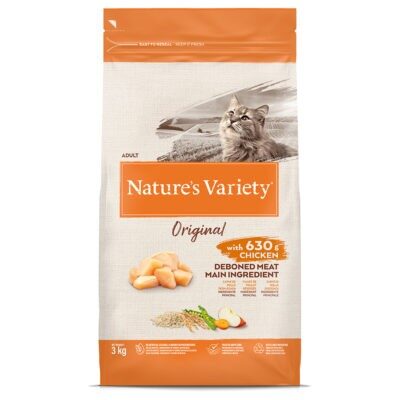 3kg Nature's Variety Original csirke száraz macskatáp - Kisállat kiegészítők webáruház - állateledelek
