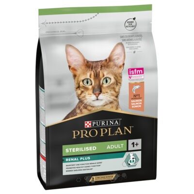 3kg PURINA PRO PLAN Sterilised Renal Plus lazac száraztáp ivartalanított macskáknak - Kisállat kiegészítők webáruház - állateledelek
