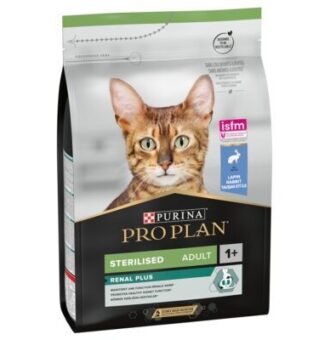 3kg Pro Plan Sterilised száraztáp ivartalanított macskáknak - Nyúl - Kisállat kiegészítők webáruház - állateledelek