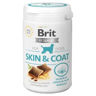 3x 150g Vitaminok Skin & Coat Brit kiegészítő eledel kutyák számára - Kisállat kiegészítők webáruház - állateledelek