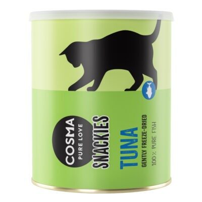 150g Cosma Snackies maxi tubus - fagyasztva szárított macskasnack- Tonhal - Kisállat kiegészítők webáruház - állateledelek
