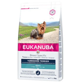 3x2kg Eukanuba Adult Breed Specific Yorkshire Terrier száraz kutyatáp - Kisállat kiegészítők webáruház - állateledelek