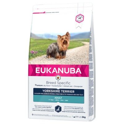 3x2kg Eukanuba Adult Breed Specific Yorkshire Terrier száraz kutyatáp - Kisállat kiegészítők webáruház - állateledelek