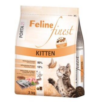 3x2kg Porta 21 Feline Finest Kitten száraz macskatáp - Kisállat kiegészítők webáruház - állateledelek
