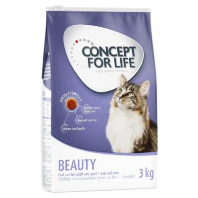 3x3kg Concept for Life Beauty Adult száraz macskatáp - Kisállat kiegészítők webáruház - állateledelek