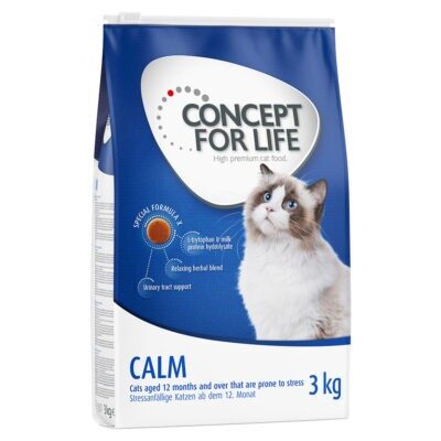 3x3kg Concept for Life Calm száraz macskatáp - Kisállat kiegészítők webáruház - állateledelek
