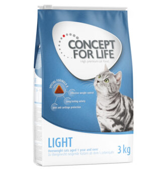 3x3kg Concept for Life Light száraz macskatáp 15% kedvezménnyel - Kisállat kiegészítők webáruház - állateledelek