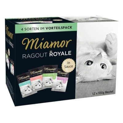 48x100g Miamor Ragout Royale nedves macskatáp multimix fajták szószban - Kisállat kiegészítők webáruház - állateledelek