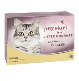 48x85g My Star Mousse Gourmet konzerv nedves macskatáp- Csirke - Kisállat kiegészítők webáruház - állateledelek