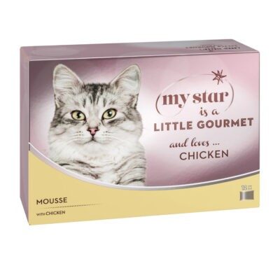 48x85g My Star Mousse Gourmet konzerv nedves macskatáp- Csirke - Kisállat kiegészítők webáruház - állateledelek