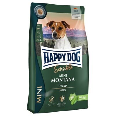 4kg Happy Dog Sensible Mini Montana száraz kutyatáp - Kisállat kiegészítők webáruház - állateledelek