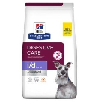 4kg Hill's Prescription Diet i/d Low Fat Digestive Care csirke száraz kutyatáp - Kisállat kiegészítők webáruház - állateledelek