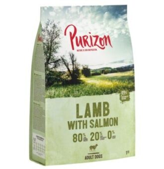 4kg Purizon Adult bárány & lazac gabonamentes száraz kutyatáp új receptúrával - Kisállat kiegészítők webáruház - állateledelek