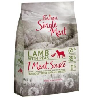 4kg Purizon Single Meat Adult bárány & borsó  - gabonamentes száraz kutyatáp - Kisállat kiegészítők webáruház - állateledelek