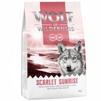 5 kg Wolf of Wilderness "Scarlet Sunrise" - lazac & tonhal száraz kutyatáp - Kisállat kiegészítők webáruház - állateledelek