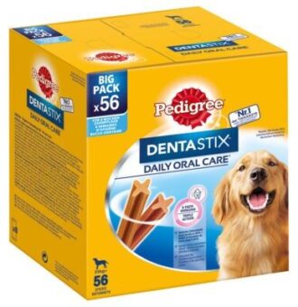 112db Fogápoló snack: Pedigree Dentastix nagy testű kutyáknak (>25 kg) - Kisállat kiegészítők webáruház - állateledelek