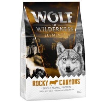 5kg Wolf of Wilderness "Rocky Canyons" - marha száraz kutyatáp - Kisállat kiegészítők webáruház - állateledelek