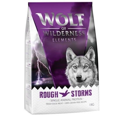 5kg Wolf of Wilderness "Rough Storms" - kacsa száraz kutyatáp - Kisállat kiegészítők webáruház - állateledelek
