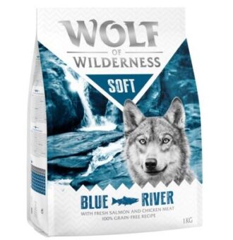 5kg Wolf of Wilderness "Soft - Blue River" - lazac száraz kutyatáp - Kisállat kiegészítők webáruház - állateledelek