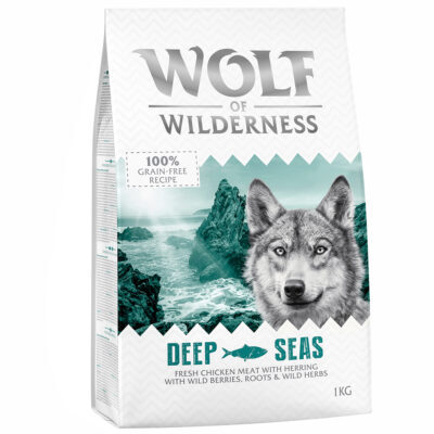 5kg Wolf of Wilderness Adult "Deep Seas" - hering száraz kutyatáp - Kisállat kiegészítők webáruház - állateledelek