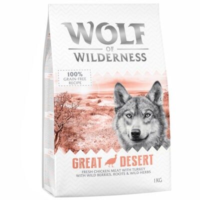 5kg Wolf of Wilderness Adult "Great Desert" - pulyka száraz kutyatáp - Kisállat kiegészítők webáruház - állateledelek